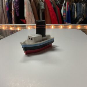 Vintage 2002 Misfit Tugboat Figurine - From Rudolph Memory Lane Series​